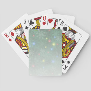 Baraja De Cartas La nieve del navidad enciende II