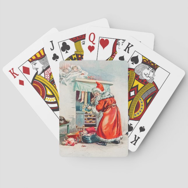 Baraja De Cartas La noche antes de los Navidades (Reverso)