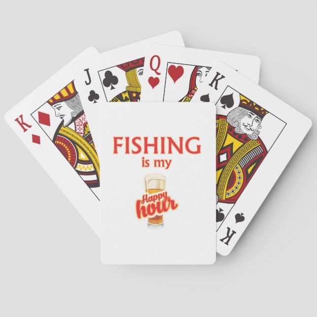 Baraja De Cartas La pesca es mi hora feliz (Reverso)
