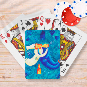 Baraja De Cartas La pintura de la boda Arte contemporáneo