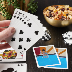 Baraja De Cartas La pintura del Gran Resort por Alfred Fox