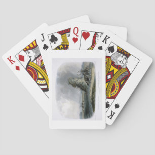 Baraja De Cartas La pirámide de Elkhorn en el Missouri superior,