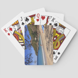 Baraja De Cartas La playa en el Parque Nacional de la Isla del Palo