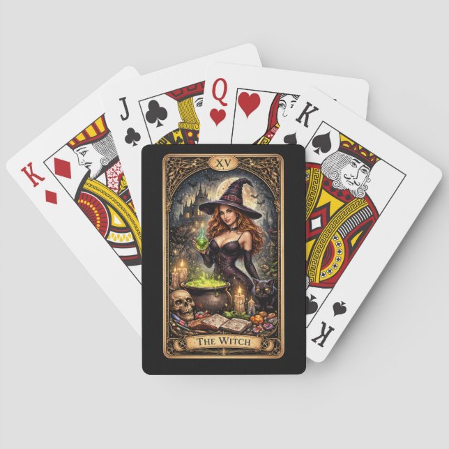 Baraja De Cartas La Poción de la Bruja (Reverso)