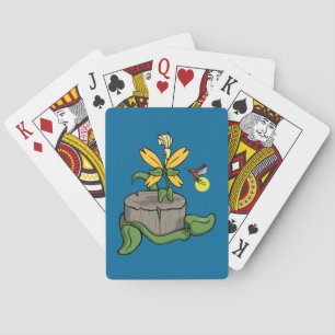 Baraja De Cartas La primavera saluda las tarjetas de juego clásicas