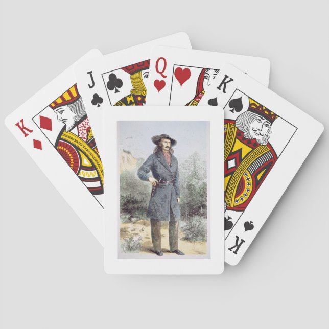 Baraja De Cartas La primera foto publicada de 'Wild Bill' Hickok (Reverso)
