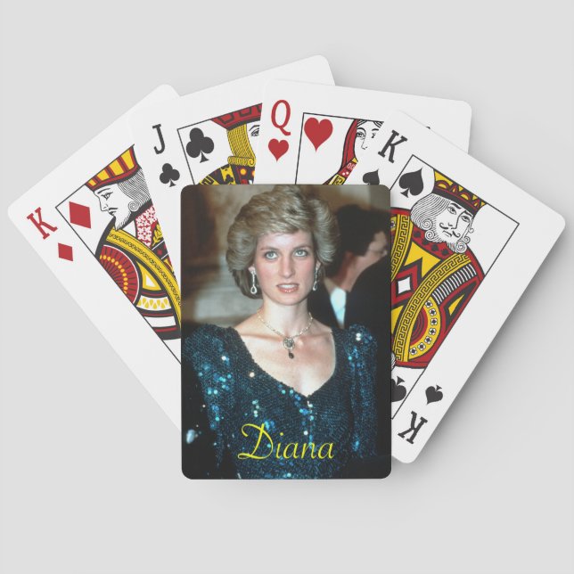 Baraja De Cartas La princesa Diana Viena 1986 (Reverso)