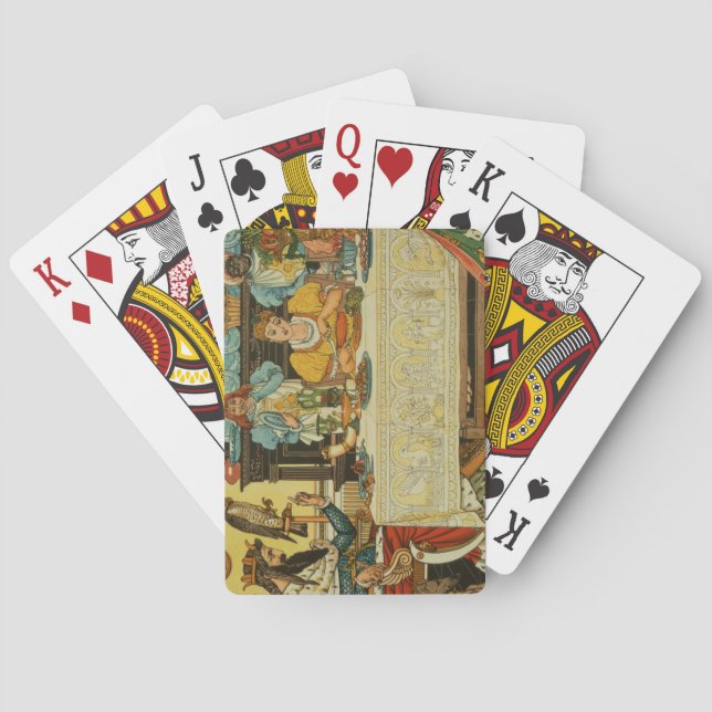 Baraja De Cartas La princesa Shares su cena con la rana, de (Reverso)