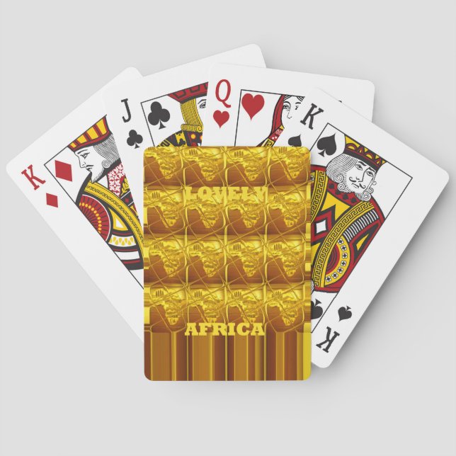Baraja De Cartas La promesa dorada de África (Reverso)