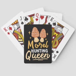 Baraja De Cartas La reina de la caza de hongos Hunter Morel