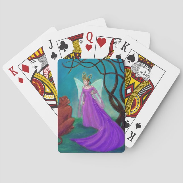Baraja De Cartas La reina de las hadas (Reverso)