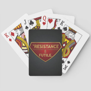 Baraja De Cartas La resistencia es inútil