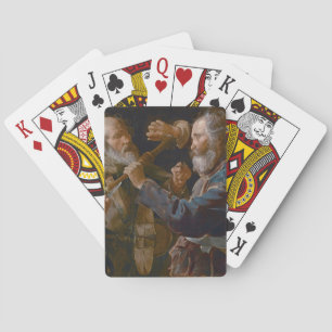 Baraja De Cartas La reyerta de los mendigos, c.1625-30 (aceite en