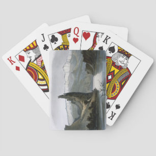 Baraja De Cartas La roca de la ciudadela en el Alto Misuri, plato 1
