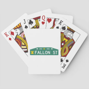 Baraja De Cartas ¡La señal de la calle de Filadelfia: ¡Hecha para T