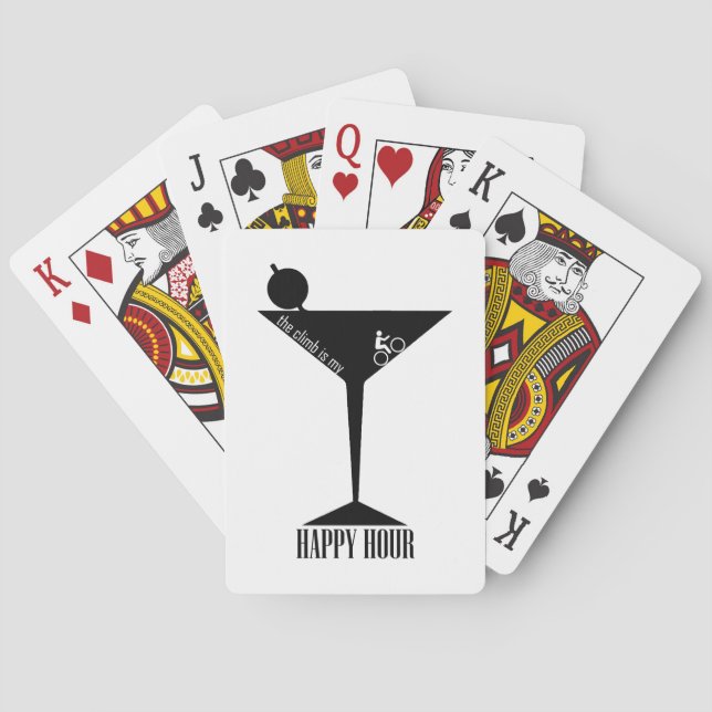 Baraja De Cartas La subida es mi hora feliz (Reverso)