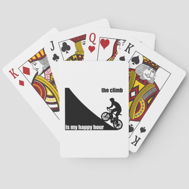 Baraja De Cartas La subida es mi hora feliz (Reverso)