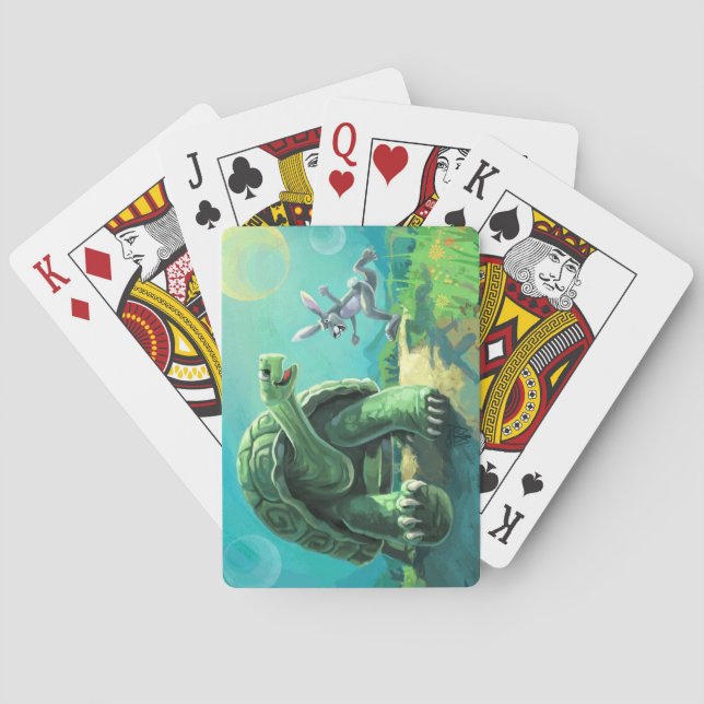 Baraja De Cartas La tortuga y el arte de la liebre (Reverso)