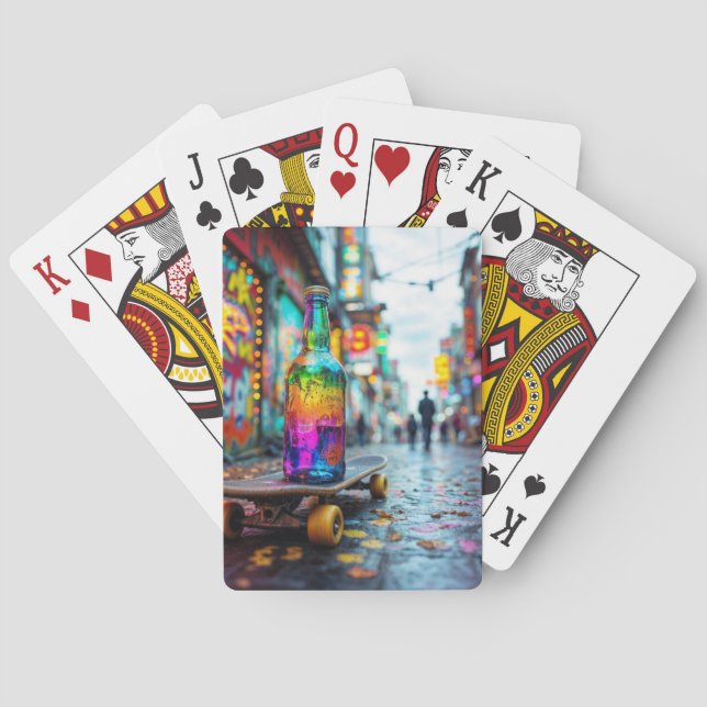 Baraja De Cartas La última gota de neón (Reverso)