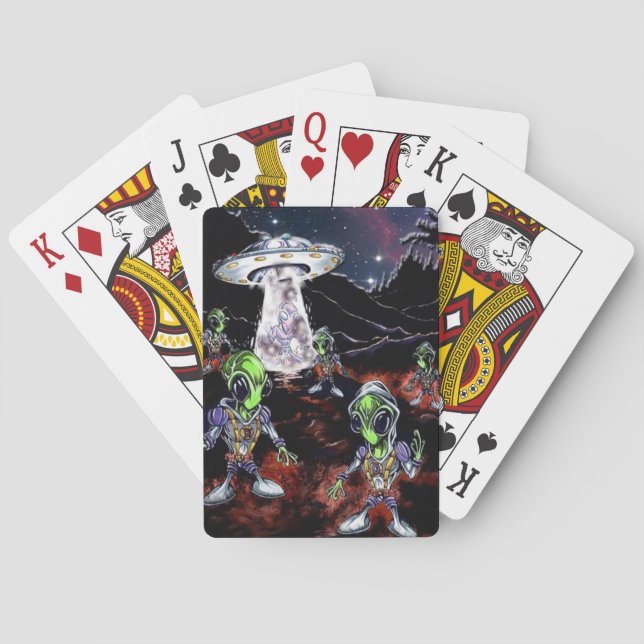 Baraja De Cartas La verdad está hacia fuera allí (Reverso)