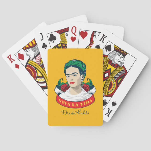 Baraja De Cartas La Vida de Frida Kahlo el | Viva (Reverso)