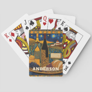Baraja De Cartas La vida del vino Art Nouveau