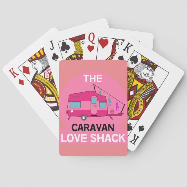 Baraja De Cartas La Vida Es Dulce En La Caravana Divertidos Regalos (Reverso)