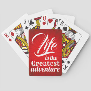 Baraja De Cartas La vida es la aventura más grande