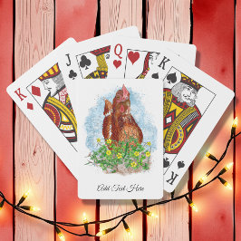 Baraja De Cartas La vida es mejor con las gallinas