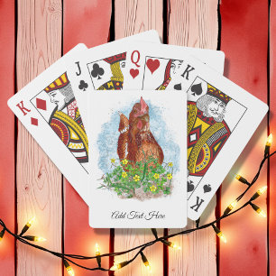 Baraja De Cartas La vida es mejor con las gallinas