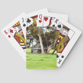 Baraja De Cartas La vieja choza de madera