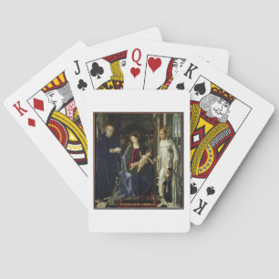 Baraja De Cartas La Virgen y el Niño (petróleo)