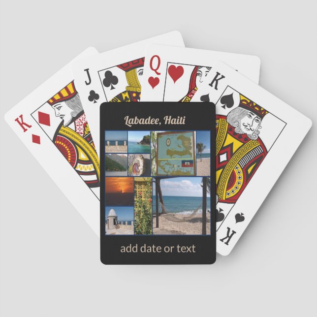 Baraja De Cartas Labadee, Haití (Reverso)