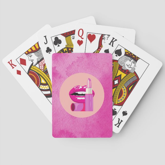 Baraja De Cartas Labios (Reverso)