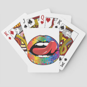 Baraja De Cartas Labios de Fleur De Rainbow Licking