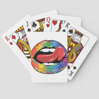 Baraja De Cartas Labios de Fleur De Rainbow Licking