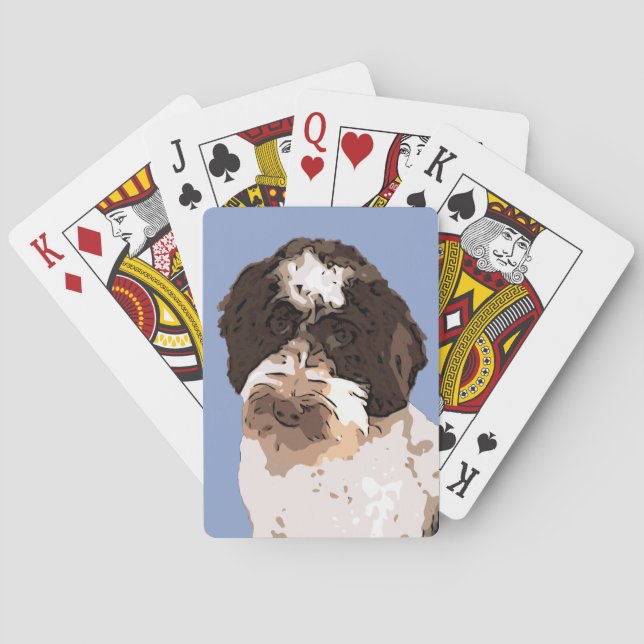 BARAJA DE CARTAS LABRADOODLE (Reverso)