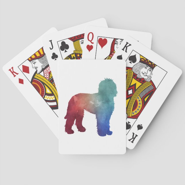 Baraja De Cartas Labradoodle Art (Reverso)