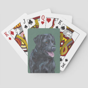 Baraja De Cartas Labrador negro