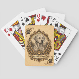 Baraja De Cartas Labrador Retriever, Perro Vintage Heritage