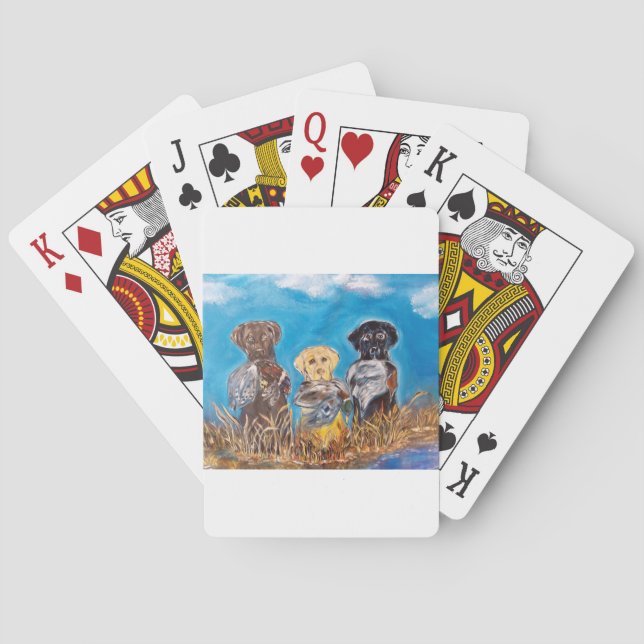 BARAJA DE CARTAS LABRADORES RETRIEVERS (Reverso)