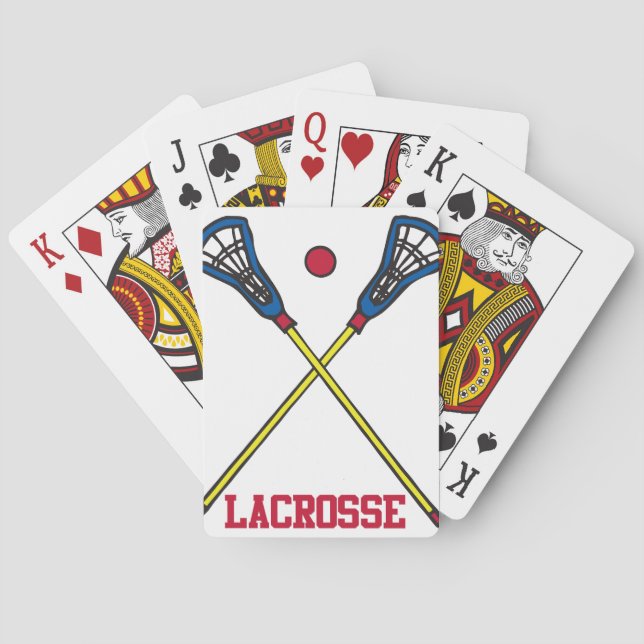 Baraja De Cartas Lacrosse (Reverso)