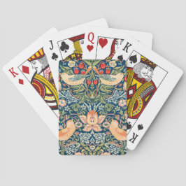 Baraja De Cartas Ladrón de fresa (por William Morris)
