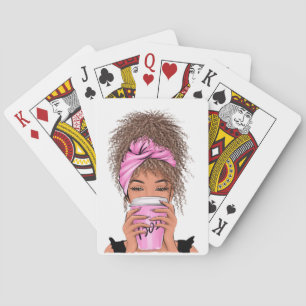 Baraja De Cartas Lady Boss Life, Jefe Babe Mujer Brazalete Bu