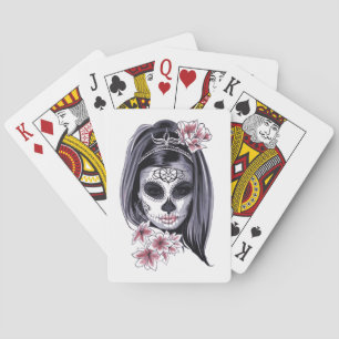 Baraja De Cartas Lady Skull