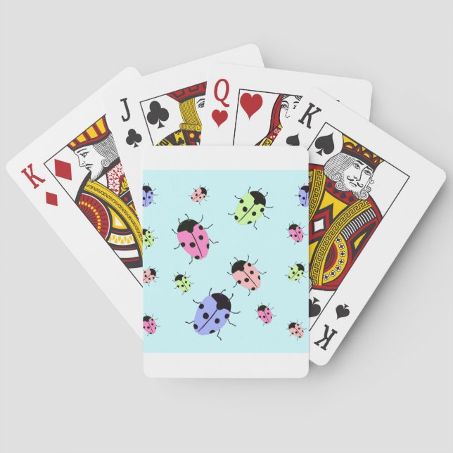 BARAJA DE CARTAS LADYBUGS (Reverso)
