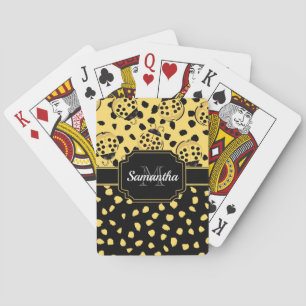 Baraja De Cartas Ladybugs amarillos