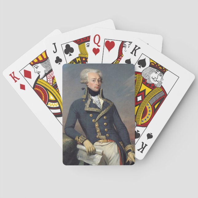 Baraja De Cartas Lafayette Deck of Cards, Marquis de Lafayette (Reverso)