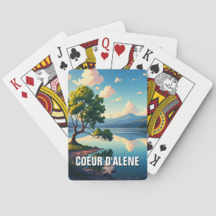 Baraja De Cartas Lago Coeur d'Alene Idaho