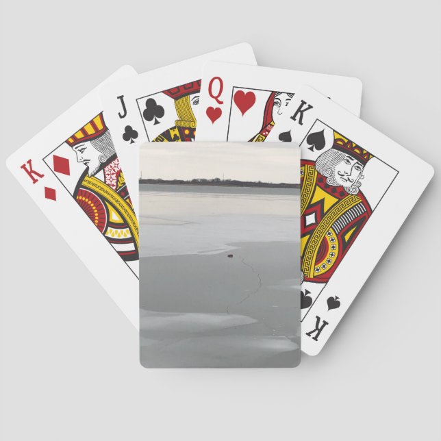 Baraja De Cartas Lago Congelado (Reverso)